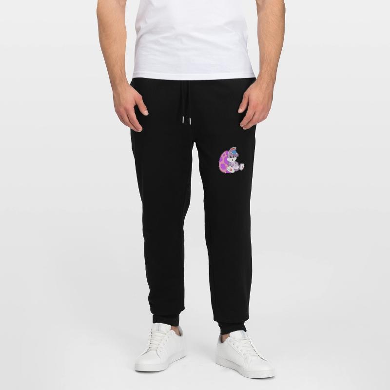 Bunny Easter Easter Egg Sleeping Stanley/Stella Mover Unisex Organic Jogging Trousers
