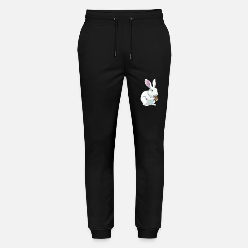 Biscuit lapin - Pantalon de jogging bio MOVER Stanley/Stella unisexe - noir