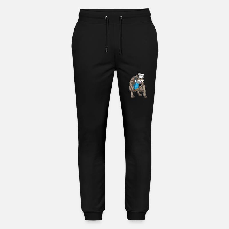 Werwolf Halloween Bäcker - Stanley/Stella Unisex Bio Jogginghose Mover  - Schwarz