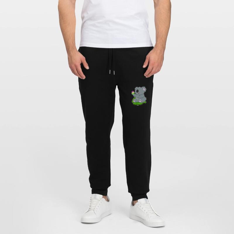 Koala Easter Easter Egg Painting Stanley/Stella Mover Unisex Organic Jogging Trousers