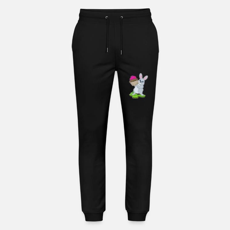 Cupcake lapin - Pantalon de jogging bio MOVER Stanley/Stella unisexe - noir