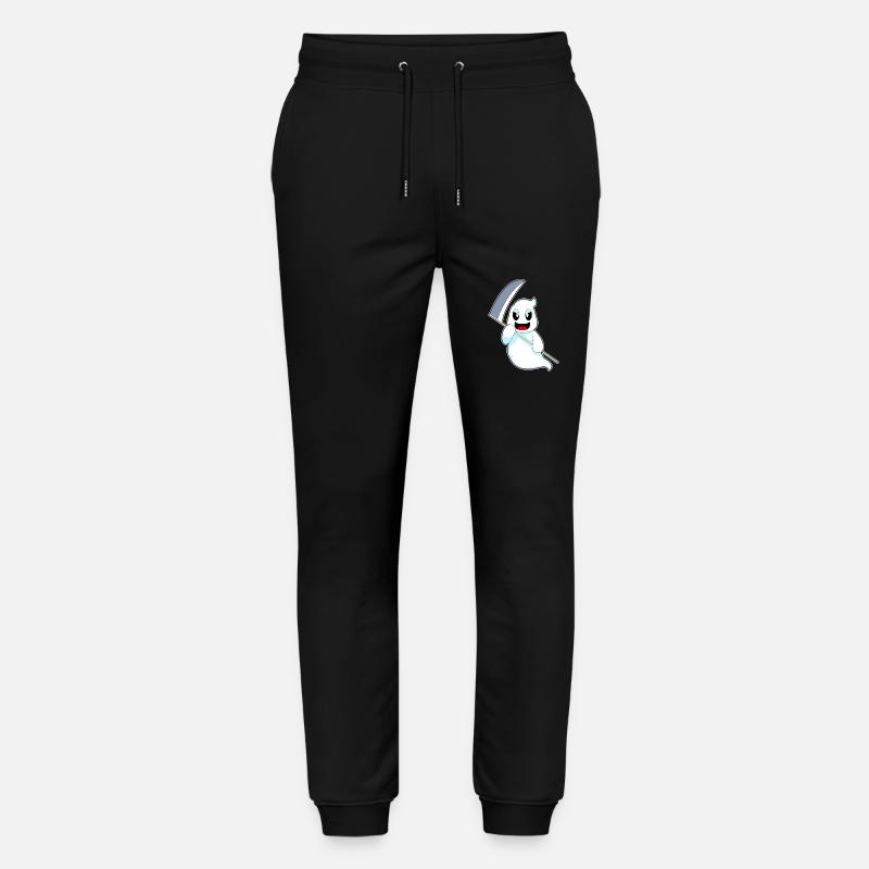 Ghost Halloween Grim Reaper - Stanley/Stella Mover Unisex Organic Jogging Trousers - black