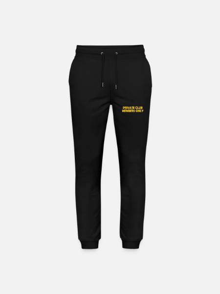 private club members only - Stanley/Stella Mover Unisex Organic Jogging Trousers - black