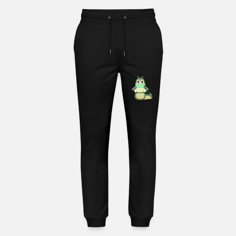 Feuille de chenille - Pantalon de jogging bio MOVER Stanley/Stella unisexe - noir