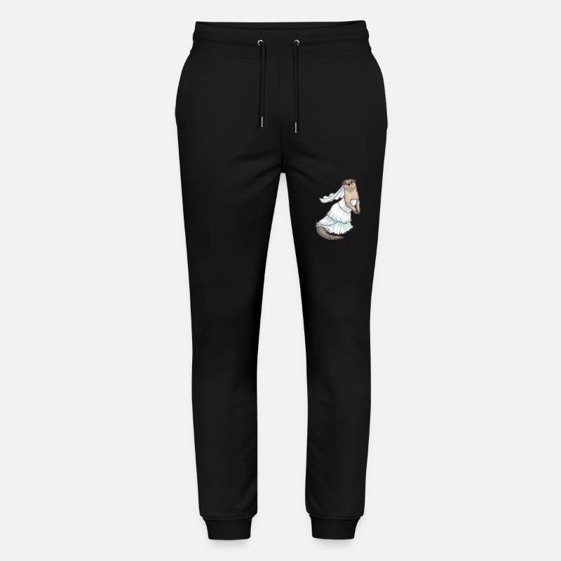 Robe de mariée Otter - Pantalon de jogging bio MOVER Stanley/Stella unisexe - noir