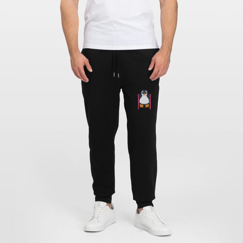Penguin Bodybuilder Pull-ups Stanley/Stella Mover Unisex Organic Jogging Trousers
