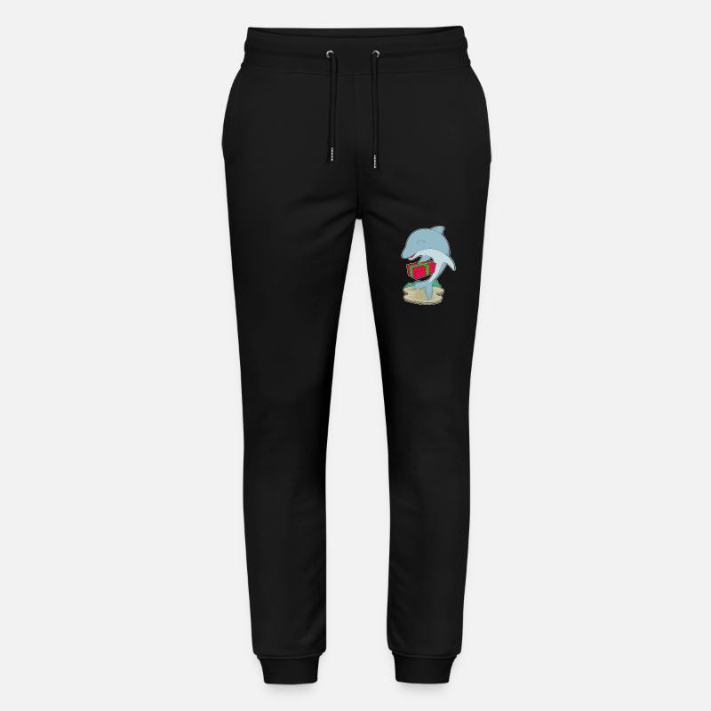 Forfait Noël Dauphin - Pantalon de jogging bio MOVER Stanley/Stella unisexe - noir