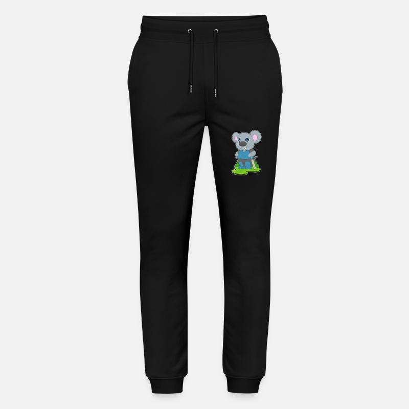 Souris Cricket Battes de cricket - Pantalon de jogging bio MOVER Stanley/Stella unisexe - noir