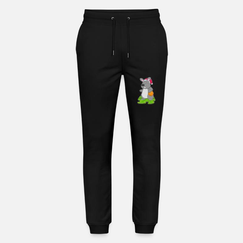 Basket-ball de Noël Bunny - Pantalon de jogging bio MOVER Stanley/Stella unisexe - noir