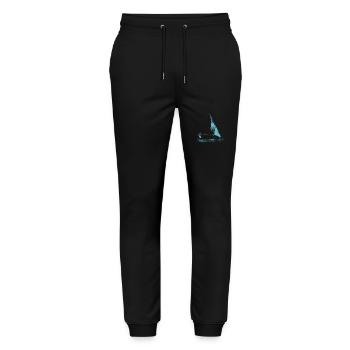sailboat - Stanley/Stella Mover Unisex Organic Jogging Trousers - black - Front - Marisol (170cm) & Nik (191cm)