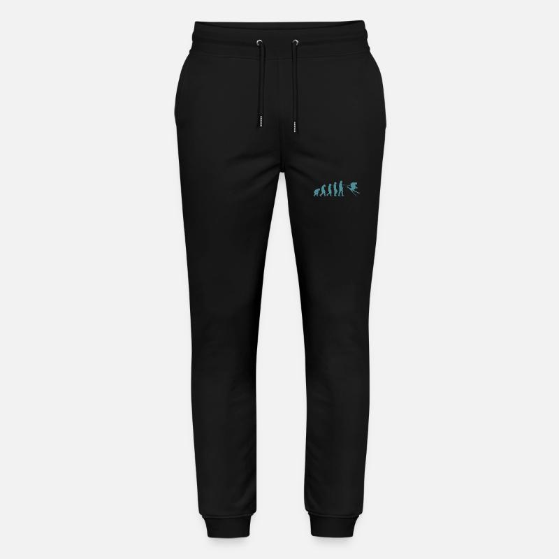 Ski Evolution Tshirt - Stanley/Stella Mover Unisex Organic Jogging Trousers - black
