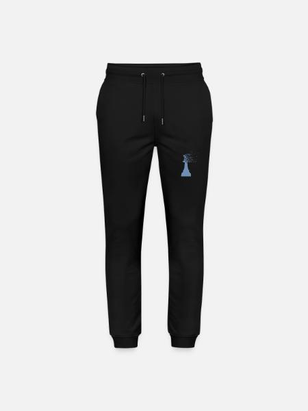 Chess queen king dispersion - Stanley/Stella Mover Unisex Organic Jogging Trousers - black