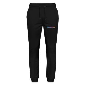 Barcelona Crew - Stanley/Stella Unisex Bio Jogginghose Mover  - Schwarz - Vorne - Marisol (170cm) & Nik (191cm)