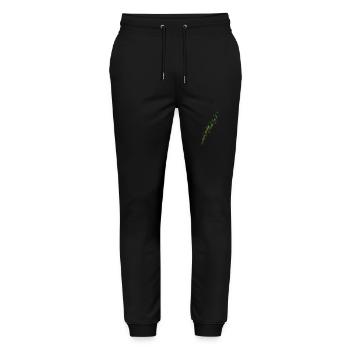 Forest uphill - Stanley/Stella Unisex Bio Jogginghose Mover  - Schwarz - Vorne - Marisol (170cm) & Nik (191cm)