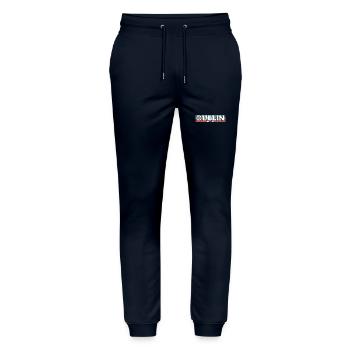 Dublin Ireland Retro Ireland Irish Irish - Stanley/Stella Mover Unisex Organic Jogging Trousers - navy - Front - Marisol (170cm) & Nik (191cm)