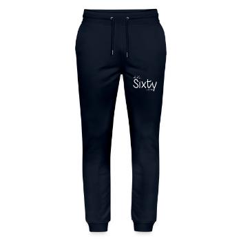 Hello Sixty est 1964 - Feiern Sie den 60. Geburtstag - Stanley/Stella Unisex Bio Jogginghose Mover  - Navy - Vorne - Marisol (170cm) & Nik (191cm)