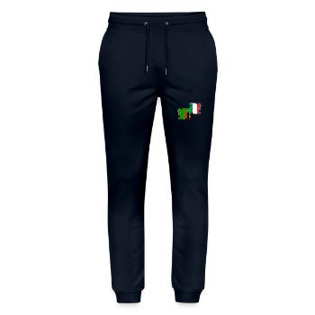 Sambia Italien Flagge Italiener Sambier - Stanley/Stella Unisex Bio Jogginghose Mover  - Navy - Vorne - Marisol (170cm) & Nik (191cm)