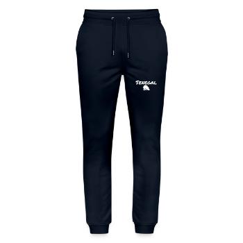 Senegal Karte Senegalesische - Stanley/Stella Unisex Bio Jogginghose Mover  - Navy - Vorne - Marisol (170cm) & Nik (191cm)