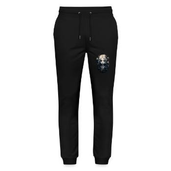 Gothic Girl Halloween Fantasy Dark - Stanley/Stella Mover Unisex Organic Jogging Trousers - black - Front - Marisol (170cm) & Nik (191cm)