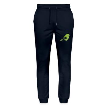 Cute little parakeet - Stanley/Stella Mover Unisex Organic Jogging Trousers - navy - Front - Marisol (170cm) & Nik (191cm)