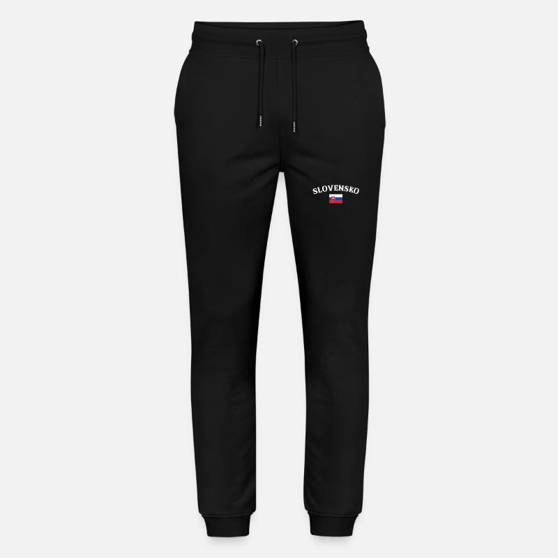 Slovensko Drapeau slovaque Slovaque - Pantalon de jogging bio MOVER Stanley/Stella unisexe - noir