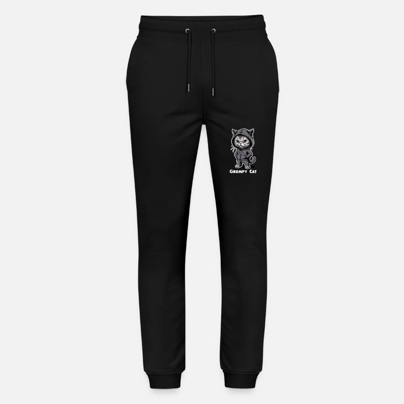 Ärgerliche Böse Katze - Stanley/Stella Unisex Bio Jogginghose Mover  - Schwarz