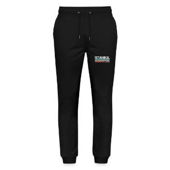 Istanbul Türkiye Turkey Vintage Turkey Turk - Stanley/Stella Mover Unisex Organic Jogging Trousers - black - Front - Marisol (170cm) & Nik (191cm)