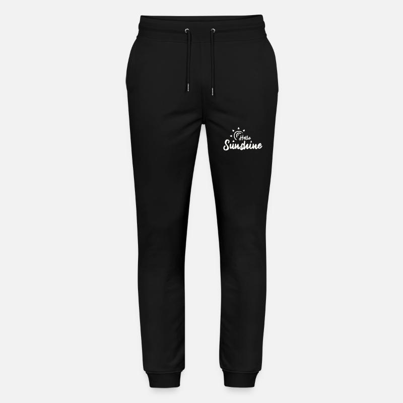 Hello Sunshine - Stanley/Stella Unisex Bio Jogginghose Mover  - Schwarz