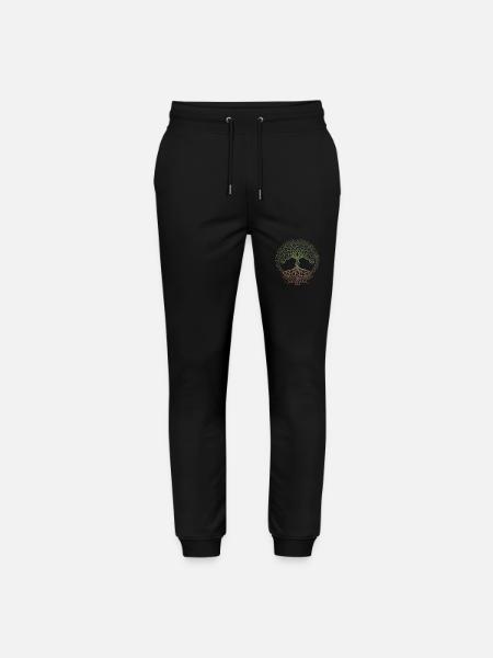 Neo Celtic Lebensbaum Symbolik - Stanley/Stella Unisex Bio Jogginghose Mover - Schwarz