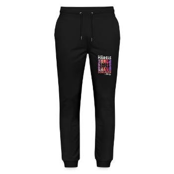 Cool girls make Schlager party concert Schlager - Stanley/Stella Mover Unisex Organic Jogging Trousers - black - Front - Marisol (170cm) & Nik (191cm)