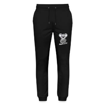 Warning Passive Aggressive Koala Humor - Stanley/Stella Unisex Bio Jogginghose Mover  - Schwarz - Vorne - Marisol (170cm) & Nik (191cm)