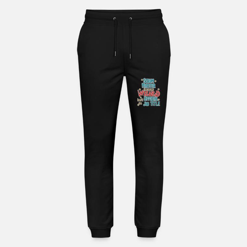 Scrum Master Wizard - Stanley/Stella Mover Unisex Organic Jogging Trousers - black