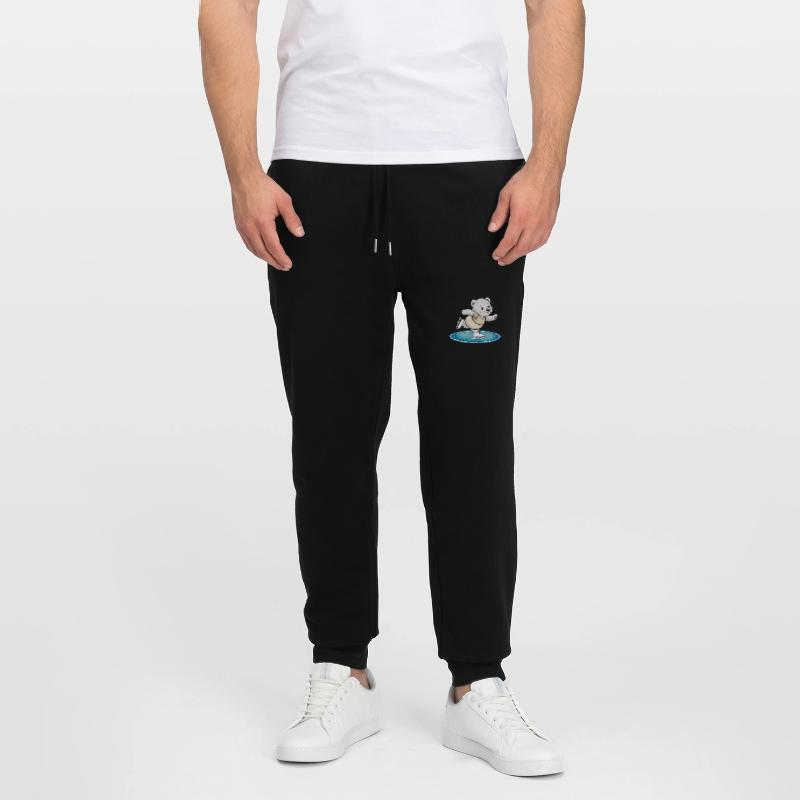 Eislaufender Bär auf Eisfläche Stanley/Stella Unisex Bio Jogginghose Mover 