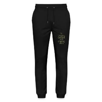 Sagittarius Character Zodiac Chasing Dreams And - Stanley/Stella Mover Unisex Organic Jogging Trousers - black - Front - Marisol (170cm) & Nik (191cm)