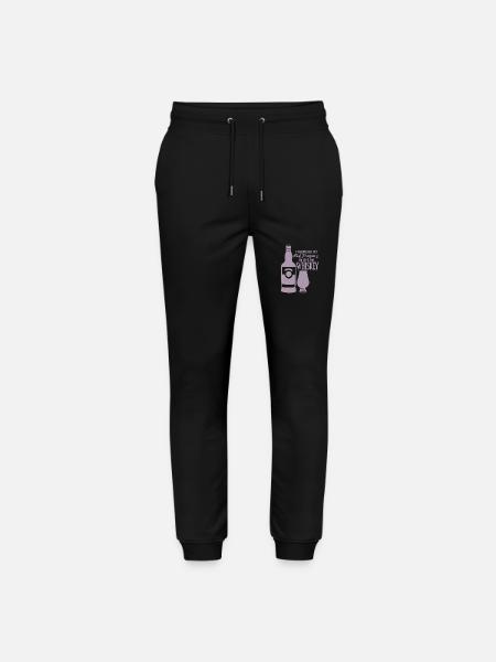 Bad Decisions Whiskey Sayings - Stanley/Stella Mover Unisex Organic Jogging Trousers - black