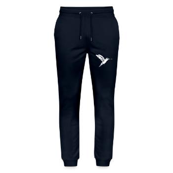 hummingbird - Stanley/Stella Mover Unisex Organic Jogging Trousers - navy - Front - Marisol (170cm) & Nik (191cm)