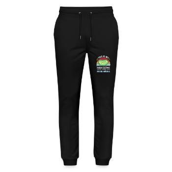 Formule structurelle de la molécule - Pantalon de jogging bio MOVER Stanley/Stella unisexe - noir - Devant - Marisol (170cm) & Nik (191cm)