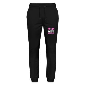 Medical Assistant MFA Mom Wife Mother - Stanley/Stella Mover Unisex Organic Jogging Trousers - black - Front - Marisol (170cm) & Nik (191cm)