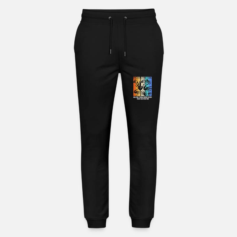 Schulbus Schulbusfahrer Busfahrer - Stanley/Stella Unisex Bio Jogginghose Mover  - Schwarz