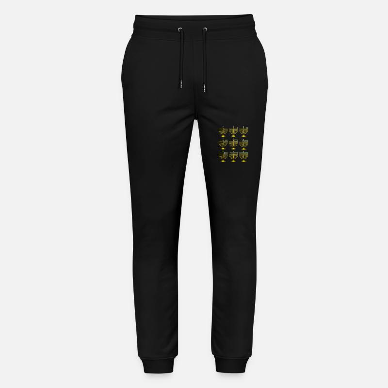 Hanoukka Hanoukka Hanoucca - Pantalon de jogging bio MOVER Stanley/Stella unisexe - noir