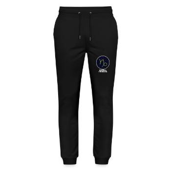 Capricorn 22.01-20.01 - Stanley/Stella Mover Unisex Organic Jogging Trousers - black - Front - Marisol (170cm) & Nik (191cm)
