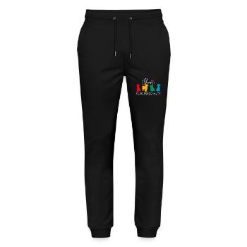 Yorkie Yorkshire Terrier strong personality - Stanley/Stella Mover Unisex Organic Jogging Trousers - black - Front - Marisol (170cm) & Nik (191cm)