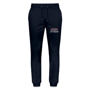 Légende de la Softboot de snowboarder - Pantalon de jogging bio MOVER Stanley/Stella unisexe - marine - Devant - Marisol (170cm) & Nik (191cm)