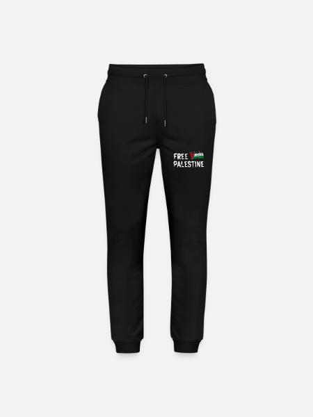 Free Palestine - Stanley/Stella Mover Unisex Organic Jogging Trousers - black