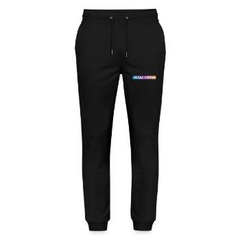 Équipage de Bali - Pantalon de jogging bio MOVER Stanley/Stella unisexe - noir - Devant - Marisol (170cm) & Nik (191cm)
