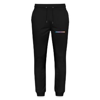 Amsterdam Crew - Stanley/Stella Mover Unisex Organic Jogging Trousers - black - Front - Marisol (170cm) & Nik (191cm)