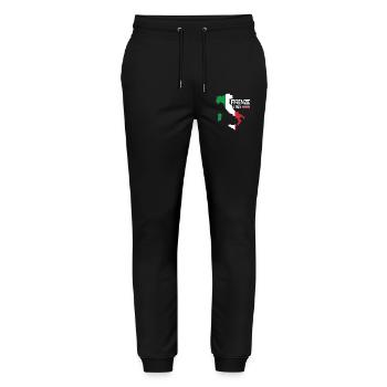Firenze Italy Florence Map Regions Italy - Stanley/Stella Mover Unisex Organic Jogging Trousers - black - Front - Marisol (170cm) & Nik (191cm)