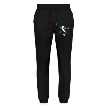 Friuli Venezia Italy Landkarte Region Italien - Stanley/Stella Unisex Bio Jogginghose Mover  - Schwarz - Vorne - Marisol (170cm) & Nik (191cm)