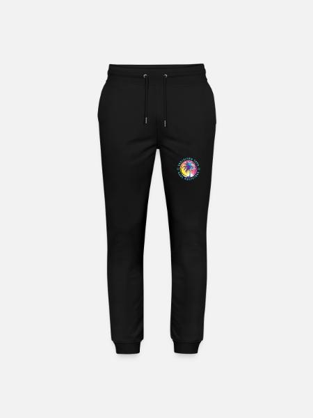 Barcelona Tour Palm Trees Colorful - Stanley/Stella Mover Unisex Organic Jogging Trousers - black