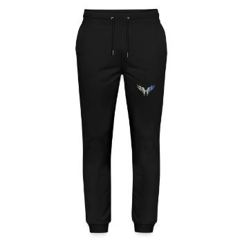 Icône des ailes - Pantalon de jogging bio MOVER Stanley/Stella unisexe - noir - Devant - Marisol (170cm) & Nik (191cm)